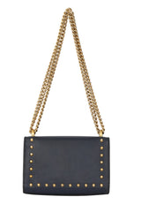 Gucci Navy Blue Studded Padlock Crossbody Bag