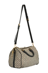 Louis Vuitton Idyle Monogram Gray Fabric Speedy 30 Bandouliere Bag