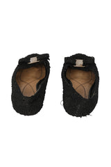 Salvatore Ferragamo Uk 6.5 Bombay Lace Ballet Flats