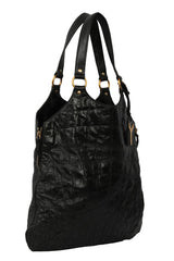 Bottega Veneta Orange Intrecciato Leather Twist Lock Clutch