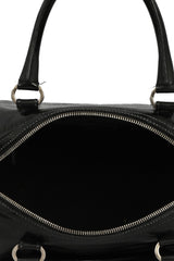 Christian Dior Black Trotter Camas Patent Leather Boston Bag