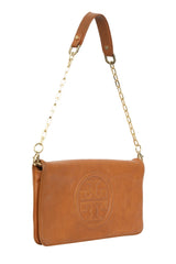 Tory Burch Reva Brown Reva Clutch With Sling Bag
