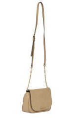 Michael Kors Bedford Beige Saddle Bag