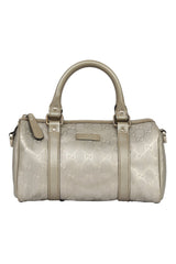 Gucci Silver Guccissima Joy Boston Bag