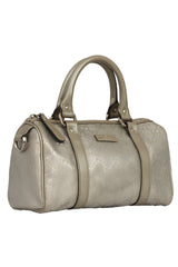Gucci Silver Guccissima Joy Boston Bag