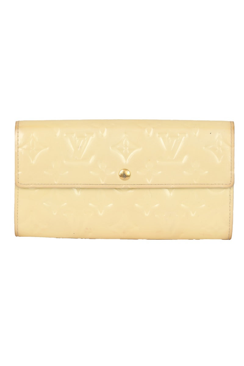 louis-vuitton-yellow-vernis-long-wallet