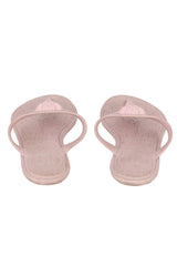 Versace EU 37 Pink Medusa Palazzo Thong Sandal