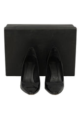 Versace EU 37 Black Medusa Pumps