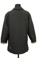 Burberry Size L Brit Harrington Black Jacket
