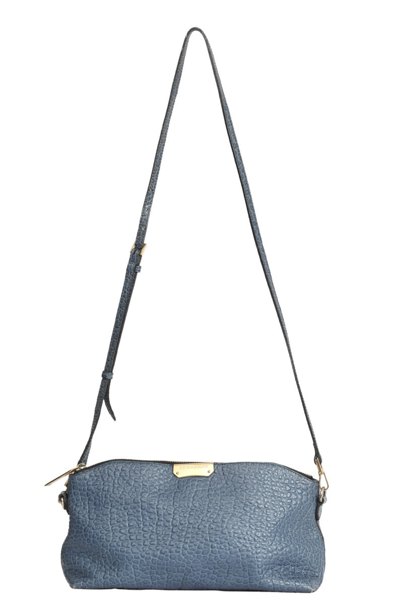 Burberry London Grained Leather Crossbody Bag