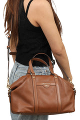 Micheal Kors Brown Medium Pebbled Leather