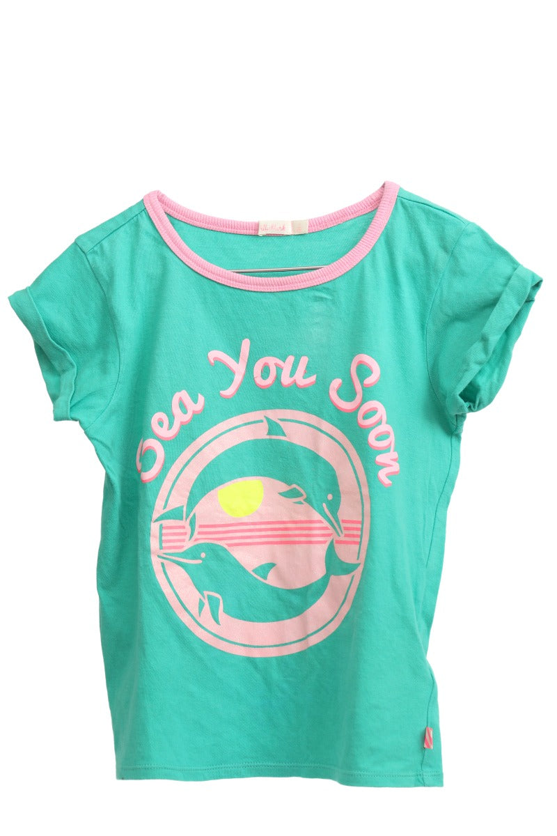 Billie Blush Sea You Soon Kids T Shirt