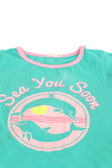 Billie Blush Sea You Soon Kids T Shirt