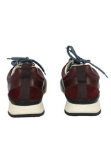 Louis Vuitton Size 8.5 Tricolor Mesh And Logo Embosed Sneakers