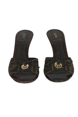 fendi-eu-39-brown-zucca-canvas-and-leather-bow-slides-heels