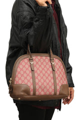 Gucci Gg Supreme Dome Satchel Handbag