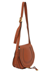 Chloe Marcie Rust Brown Leather Medium Sling Bag