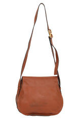 Chloe Marcie Rust Brown Leather Medium Sling Bag