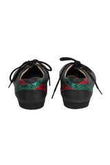 Gucci Size 7 Gg Logo Low Web Top Trainers