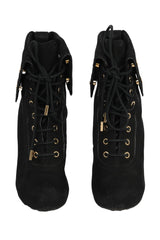 Louis Vuitton Size EU-40 Starlet Monogram Embossed Nubuck Ankle Boots