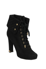 Louis Vuitton Size EU-40 Starlet Monogram Embossed Nubuck Ankle Boots