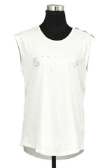 Balmain Paris Size M B Logo Tank Top