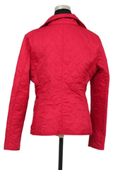 Burberry Size L Short Crimson Size Large Quilted Jacket