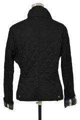 Burberry Size L Short Black Size Large Zip-Up Quilted Jacket
