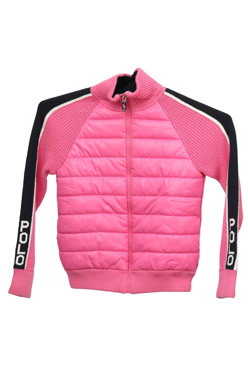 Polo Ralph Lauren 7 Years Old Pink Quilted Kid'S Jacket
