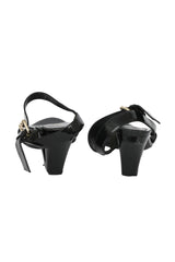 Fendi EU 38 Black Open Toe Sandals