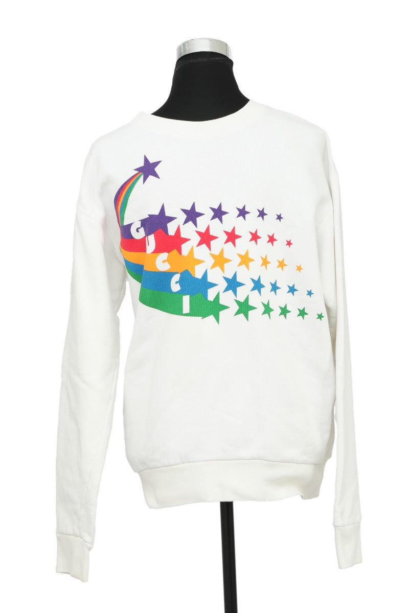 Gucci Size Xxs Starburst Logo Sweatshirt