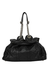 Christian Dior Black Leather Sac Le Vintage Bag
