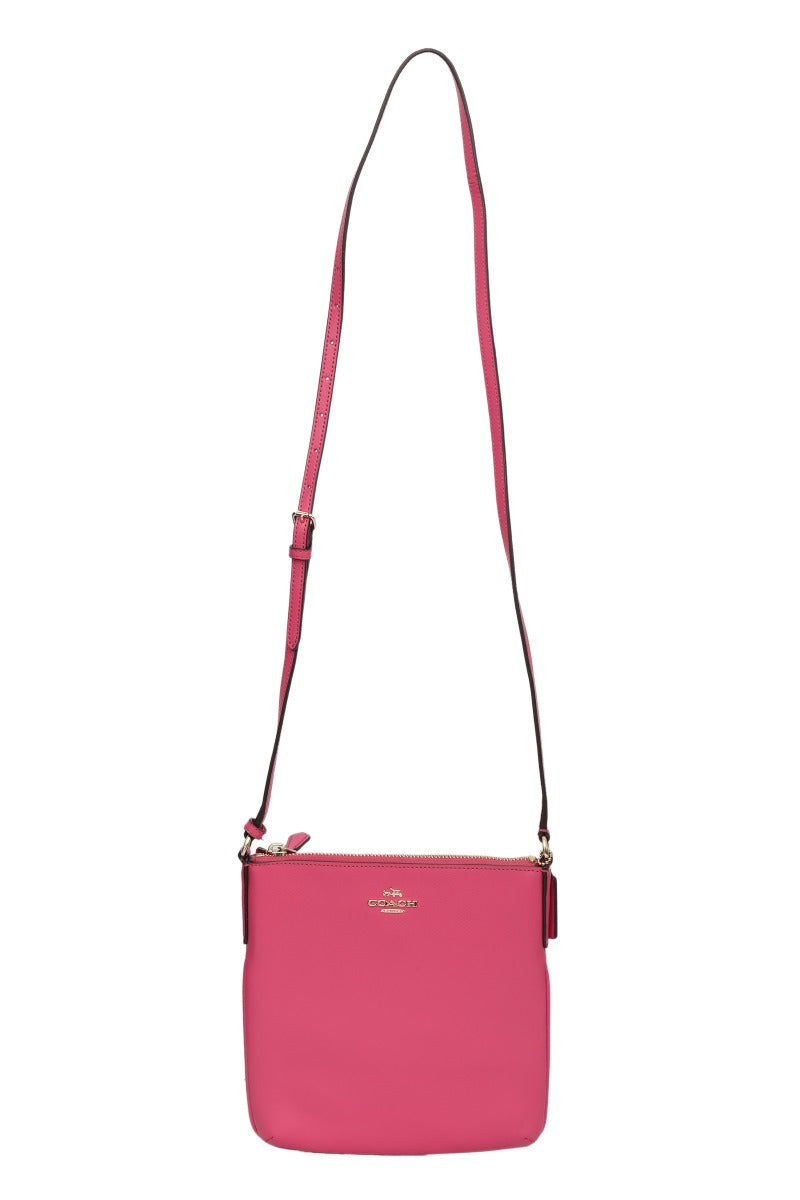 Coach Pink Leather Sling Bag