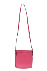 Coach Pink Leather Sling Bag