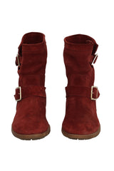 Jimmy Choo EU 40 Red Suede Boots