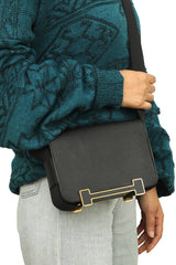hermes-black-leather-geta-bag
