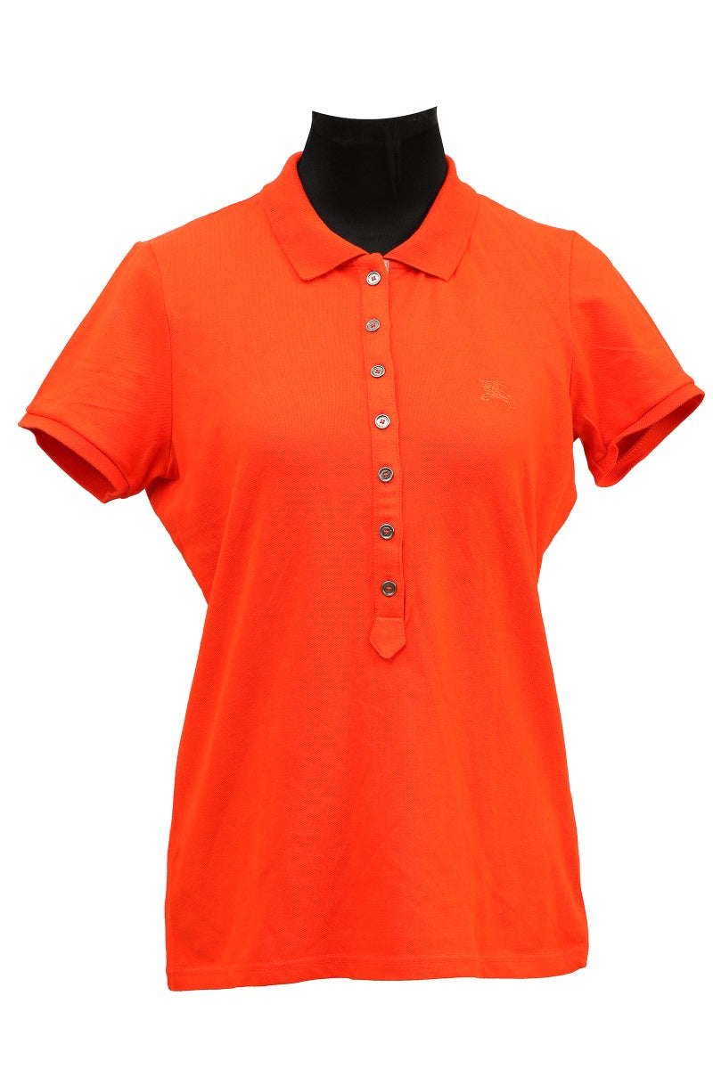 burberry-size-l-orange-polo-t-shirts