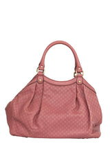 Gucci Pink Gg Guccissima Leather Sukey Handbag