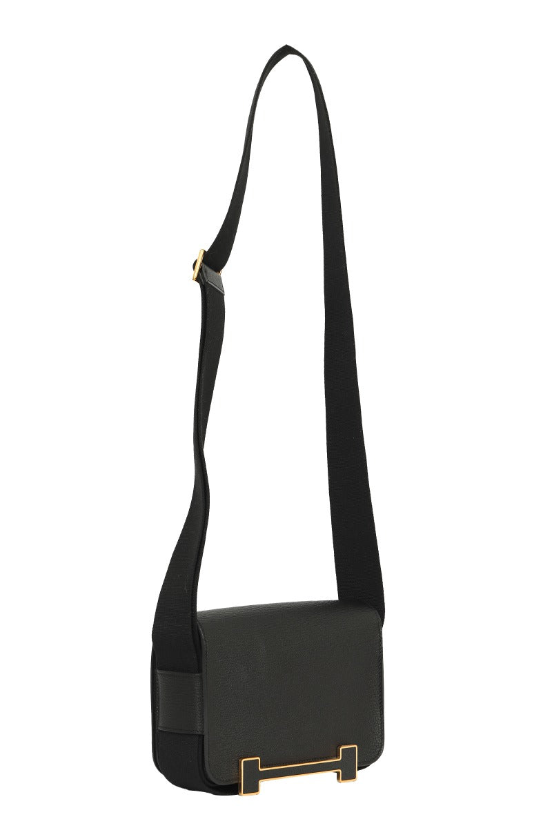 hermes-black-leather-geta-bag