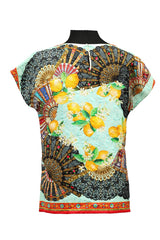 Dolce & Gabbana Size 38 Multicolor Viscose T-Shirt