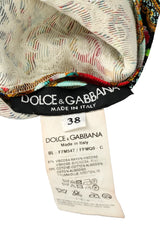 Dolce & Gabbana Size 38 Multicolor Viscose T-Shirt