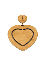 Balenciaga Red Heart Summer 2019 Casino Red Heart Earring