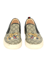 Gucci Size 12 Men'S Dublin Tiger Monogram Slip - Ons