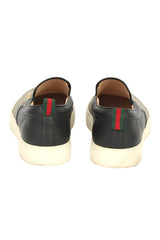 Gucci Size 12 Men'S Dublin Tiger Monogram Slip - Ons
