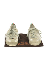 Dolce & Gabbana Size 8 Gray Monogram Trainers