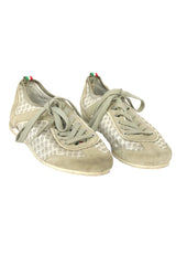 Dolce & Gabbana Size 8 Gray Monogram Trainers