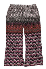 Missoni Size 42 Pink Chevron Pattern Cardigan Set
