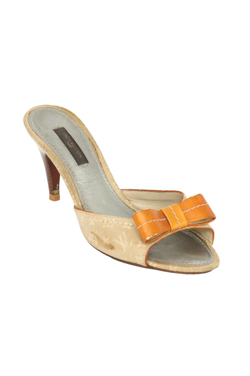 Louis Vuitton EU 36 Monogram Mini Grenadine Heels
