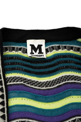 Missoni Size 40 Green Waves Cardigan Set
