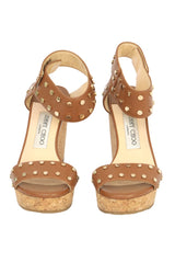 Jimmy Choo EU 35.5 Nelly Brown Wedges